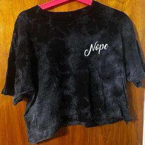 Tie dye crop top